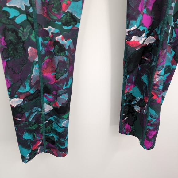 Al1ve Magnetics Multicolor Yoga Ankle Leggings Workout Athleisure Women's Large - Picture 4 of 5